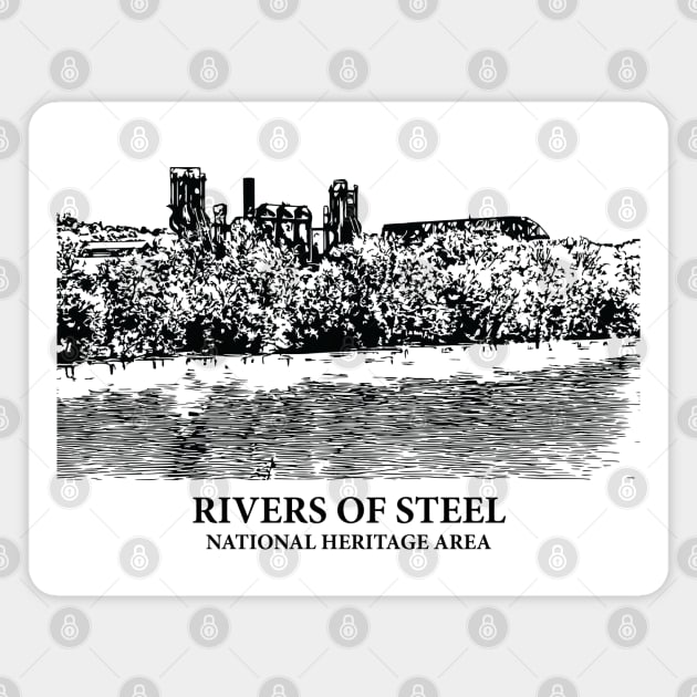 Rivers of Steel National Heritage Area Magnet by Lakeric